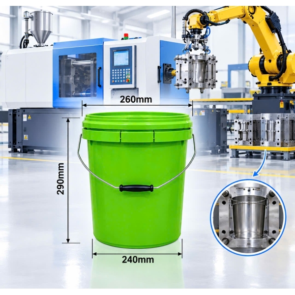 Kích Thước Xô 10L