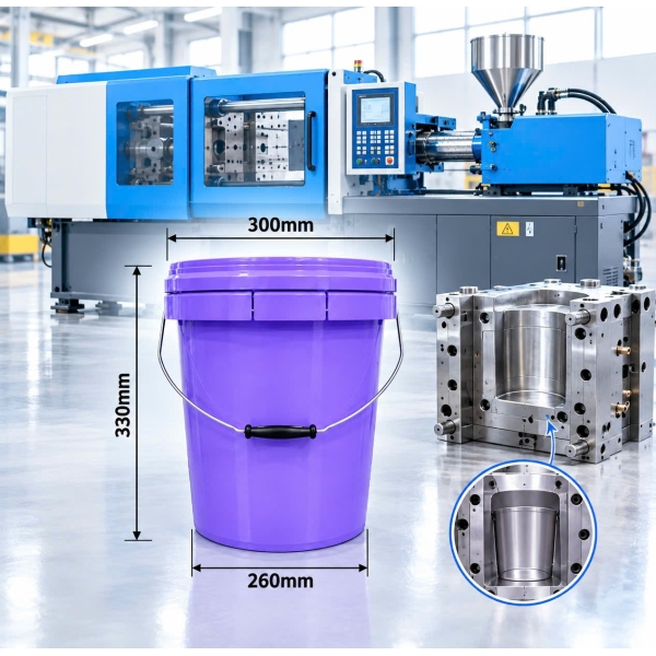 Kích Thước Xô 15L